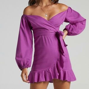 Showpo Can’t Move On Dress in Orchid - never been worn! new with tags!